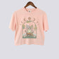 Mystical Fairy Frog Comfort Colors Crop Top