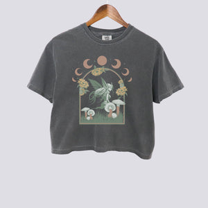 Mystical Fairycore Comfort Colors Crop Top
