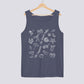 Doodle Life Happens The Beach Helps Comfort Colors Tank Top
