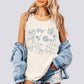 Hello Summer Doodle Comfort Colors Tank Top