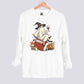 Retro Ghost Football Witch Sweatshirt