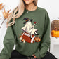 Retro Ghost Football Witch Sweatshirt