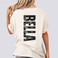 That’s My Girl Cheer Comfort Colors Shirt - Personalized Name on Back