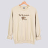 Minimalist 'Tis the Season Football Sweatshirt - Sand