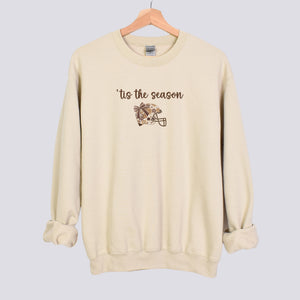 Minimalist 'Tis the Season Football Sweatshirt