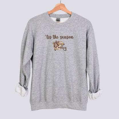 Minimalist 'Tis the Season Football Sweatshirt