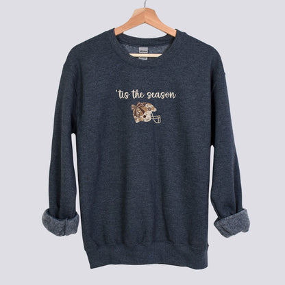 Minimalist 'Tis the Season Football Sweatshirt