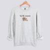 Minimalist 'Tis the Season Football Sweatshirt - Ash