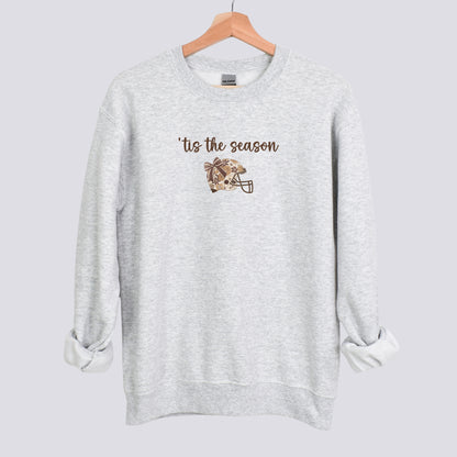 Minimalist 'Tis the Season Football Sweatshirt