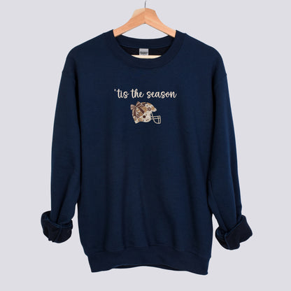 Minimalist 'Tis the Season Football Sweatshirt