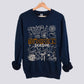 Touchdown Season Doodle Football Sweatshirt