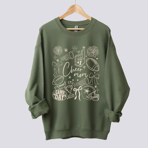 Football Cheer Mom Doodle Sweatshirt