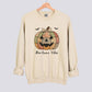 Cute Patchwork Pumpkin Sweatshirt