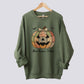 Cute Patchwork Pumpkin Sweatshirt