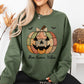 Cute Patchwork Pumpkin Sweatshirt