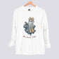 Cute Patchwork Ghost Sweatshirt