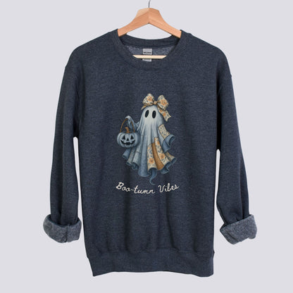 Cute Patchwork Ghost Sweatshirt