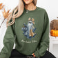 Cute Patchwork Ghost Sweatshirt