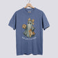 Retro Patchwork Ghost Soccer Comfort Colors Tee
