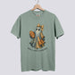 Retro Patchwork Ghost Football Comfort Colors Tee