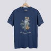 Cute Patchwork Ghost Comfort Colors Tee - Denim
