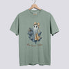 Cute Patchwork Ghost Comfort Colors Tee - Bay