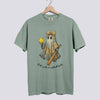 Retro Patchwork Ghost Softball Comfort Colors Tee - Bay