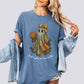 Retro Patchwork Ghost Basketball Comfort Colors Tee