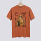 Cute Patchwork Ghost and Cat Comfort Colors Tee