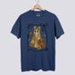 Cute Patchwork Ghost and Dog Comfort Colors Tee