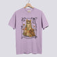 Cute Patchwork Ghost and Dog Comfort Colors Tee