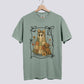 Cute Patchwork Ghost and Dog Comfort Colors Tee
