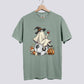 Retro Ghost Soccer Witch Comfort Colors Tee
