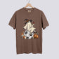 Retro Ghost Soccer Witch Comfort Colors Tee