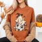 Retro Ghost Soccer Witch Comfort Colors Tee