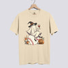 Retro Ghost Baseball Witch Comfort Colors Tee - Ivory