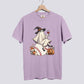 Retro Ghost Baseball Witch Comfort Colors Tee