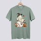 Retro Ghost Baseball Witch Comfort Colors Tee