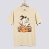 Retro Ghost Basketball Witch Comfort Colors Tee - Ivory