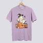 Retro Ghost Basketball Witch Comfort Colors Tee