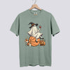 Retro Ghost Basketball Witch Comfort Colors Tee - Bay