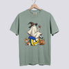 Retro Ghost Volleyball Witch Comfort Colors Tee - Bay