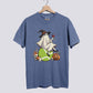 Retro Ghost Tennis Witch Comfort Colors Tee