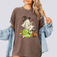 Retro Ghost Tennis Witch Comfort Colors Tee
