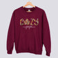 Retro Patchwork Cozy Season Sweatshirt