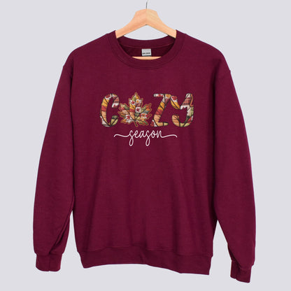 Retro Patchwork Cozy Season Sweatshirt