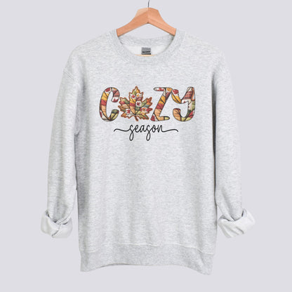 Retro Patchwork Cozy Season Sweatshirt