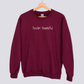 Minimalist 'Feelin’ Thankful' Sweatshirt