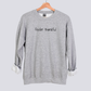 Minimalist 'Feelin’ Thankful' Sweatshirt