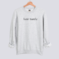 Minimalist 'Feelin’ Thankful' Sweatshirt